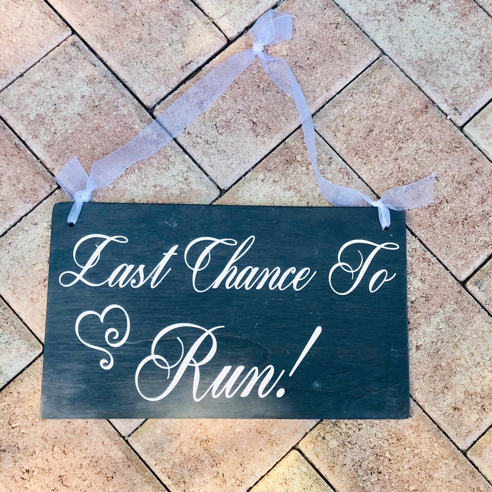 💗 3 for $40 💗 Wedding sign/ prop